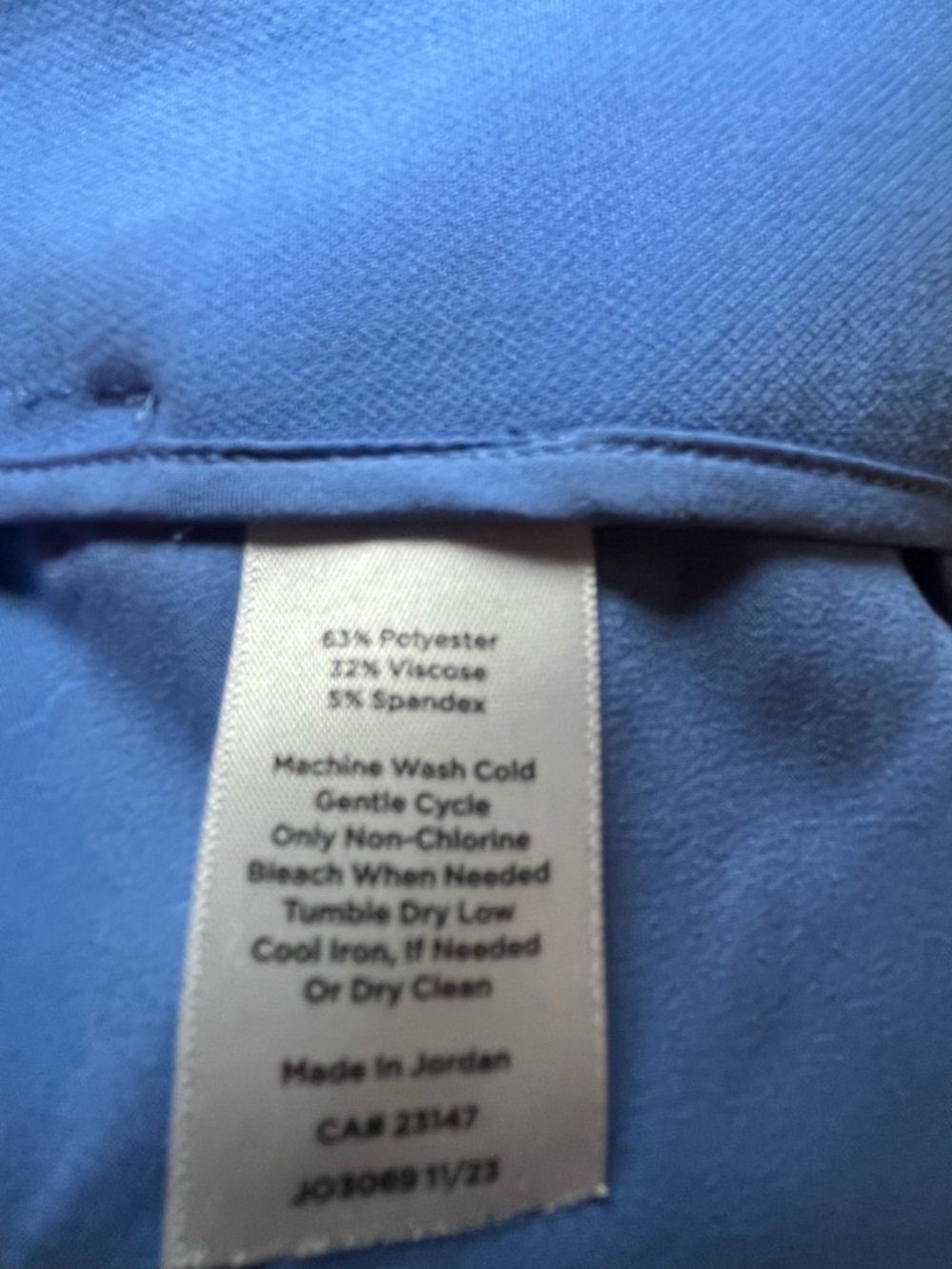 Talbots Sky Blue Women's Dress Pants. Talbots Southampton Pant - Picture 7 of 8